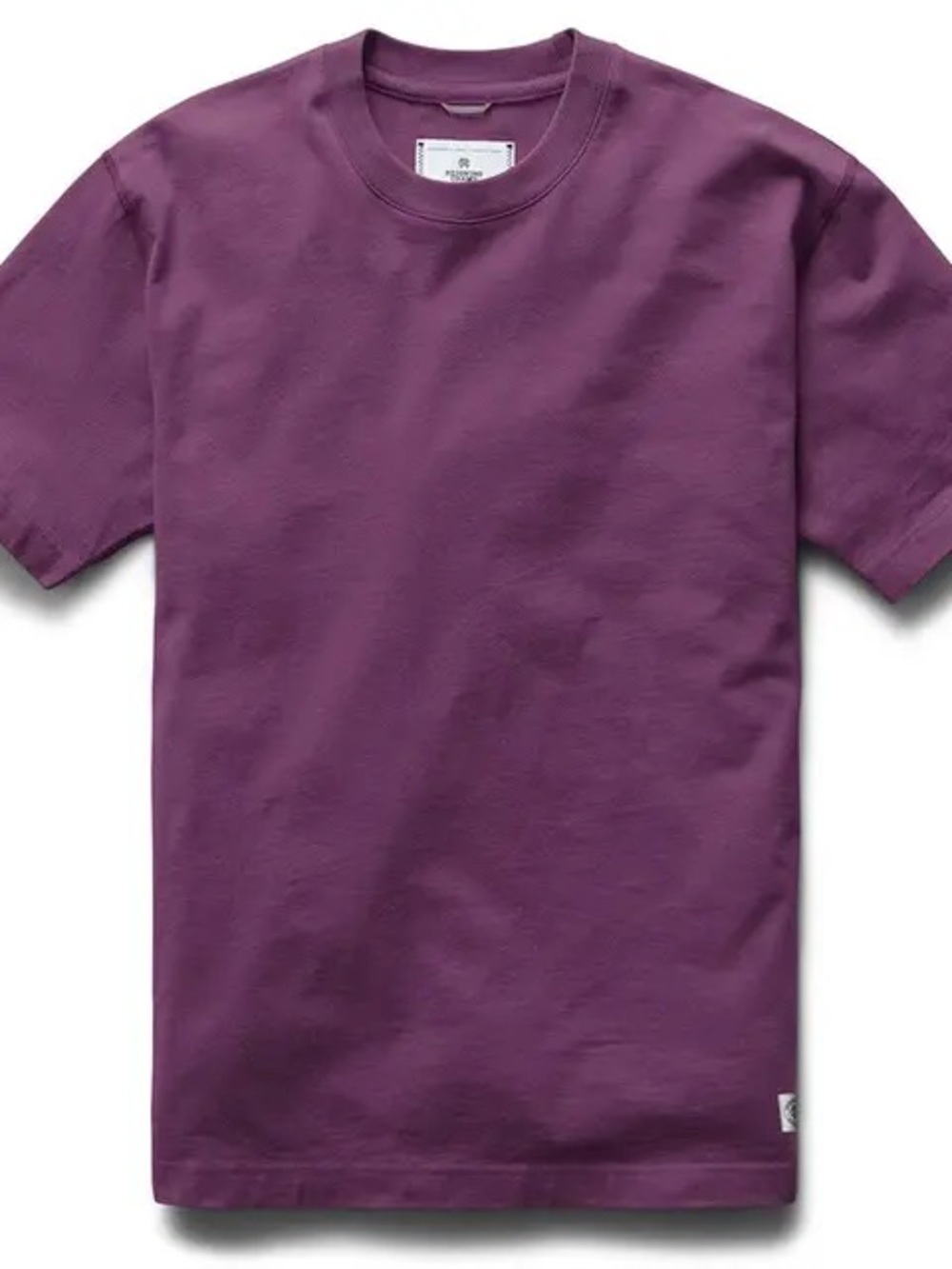 Reigning Champ Deep Plum Short Sleeve Crew